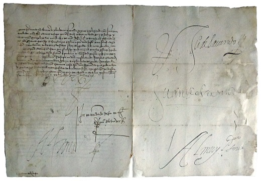 Carta de Carlos V a la villa de Medina del Campo por la cual da cuenta de su próxima coronación imperial en Aquisgrán y que la villa continúe en la obediencia del cardenal de Tortosa y del Presidente de la Chancillería
