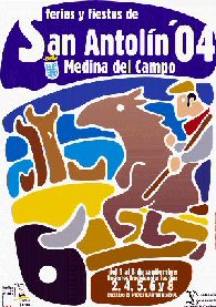 Cartel de las Ferias y Fiestas San Antolin 2004