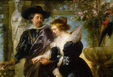 Rubens el pintor con su Esposa Helena Forument y su hijo1639