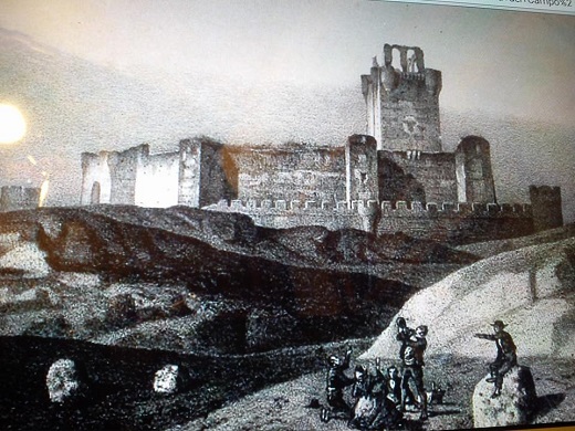 Vista exterior del castillo de la Mota de Medina del Campo