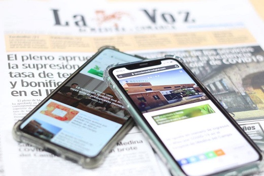 La Voz de Medina Digital renueva la plataforma móvil de su página web.