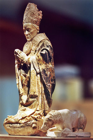 Escultura del Obispo Lope de Barrientos 