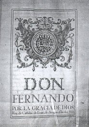 Privilegio de Hidalguía del Rey Fernando VI