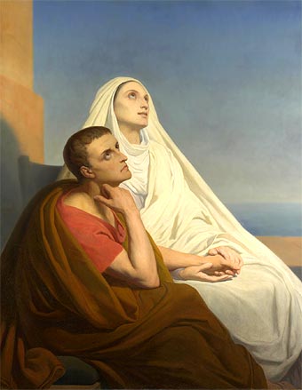 San Agustín de Hipona y Santa Mónica (1846), de Ary Scheffer