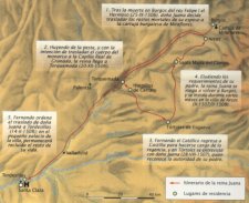 Itinerario de Juana I de Castilla. (1506-1508).