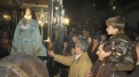 La Virgen de la Concepción durante la procesión de ayer. / F. JIMÉNEZ