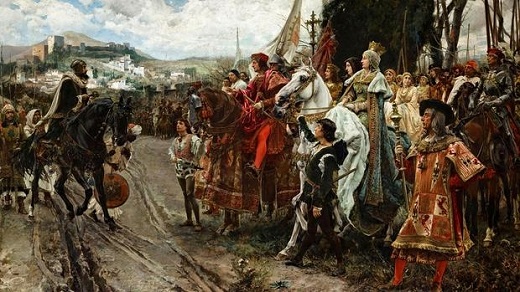 La rendición de Granada, por Francisco Pradilla - Museo del Prado