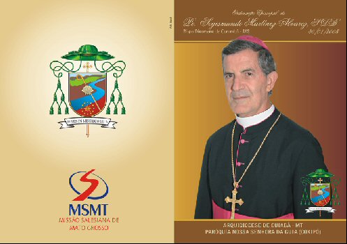 D.SEGISMUNDO MARTINEZ ALVAREZ, recién consagrado Obispo de corumbá (Brasil)