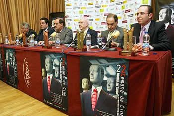 Emiliano Allende, Alberto Gutiérrez, Crescencio Martín, José Luis Borau, Fernando Lara y Víctor Alonso. | Ical