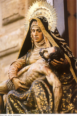 Virgen de las Angustias. Viernes de Dolores en Medina del Campo