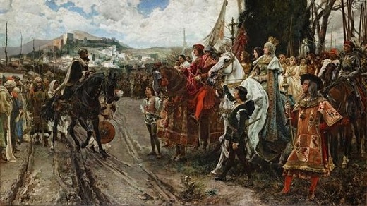 La Rendición de Granada, cuadro de Francisco Pradilla. / 