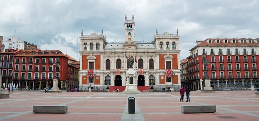 Ayuntamiento de la ciudad en la Plaza Mayor de Valladolid