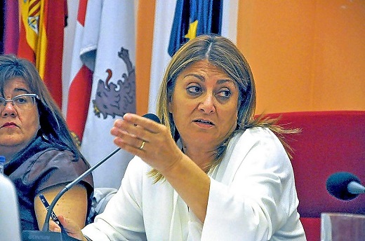 La alcaldesa de Medina del Campo, Teresa López. - E.M.