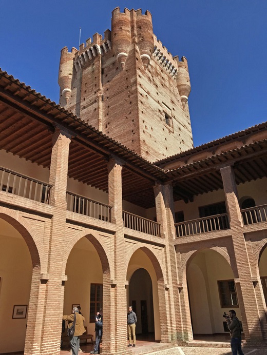 Patio de Armas del Castillo de la Mota de Medina del Campo