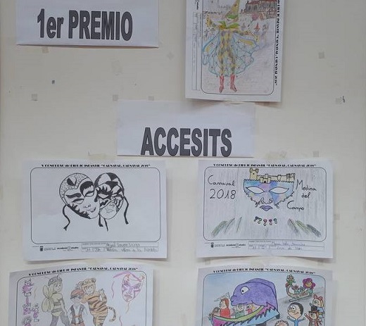 Ganadores concurso disfrace dibujos Medina del Campo