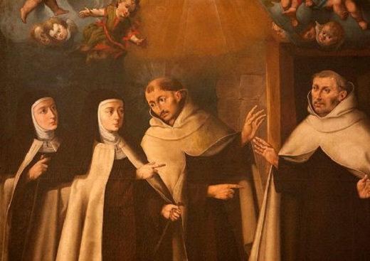 Santa Teresa de Jesús, reformadora de la Orden del Carmelo, junto a San Juan de la Cruz / Foto: Gustavo Kralj - Gaudium Press.
