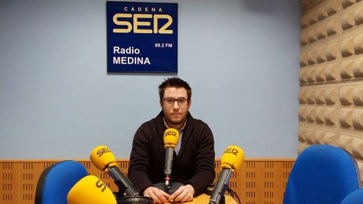 El concejal de turismo, José María Magro, valora los datos de visitas a Medina / Cadena Ser