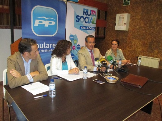 El PP explica en Medina del Campo su “compromiso con las personas”.
