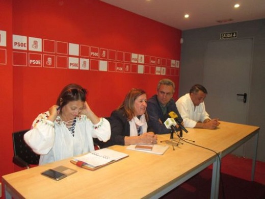 Teresa López, Raquel Alonso, Javier Izquierdo y Jesús Hernando.