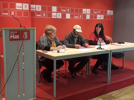 La sede del PSOE de Medina del Campo acogió una asamblea dentro de la corriente Izquierda Socialista