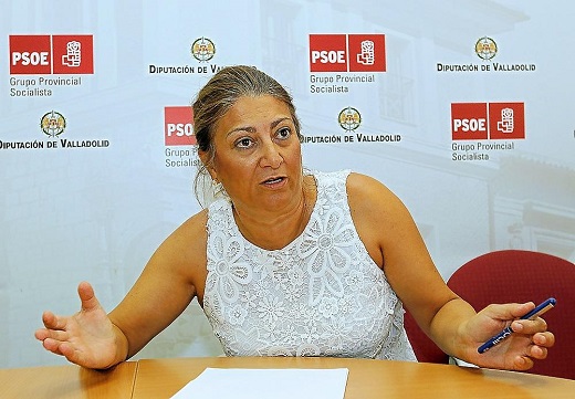La alcaldesa de Medina del Campo, Teresa López. - J. M. LOSTAU