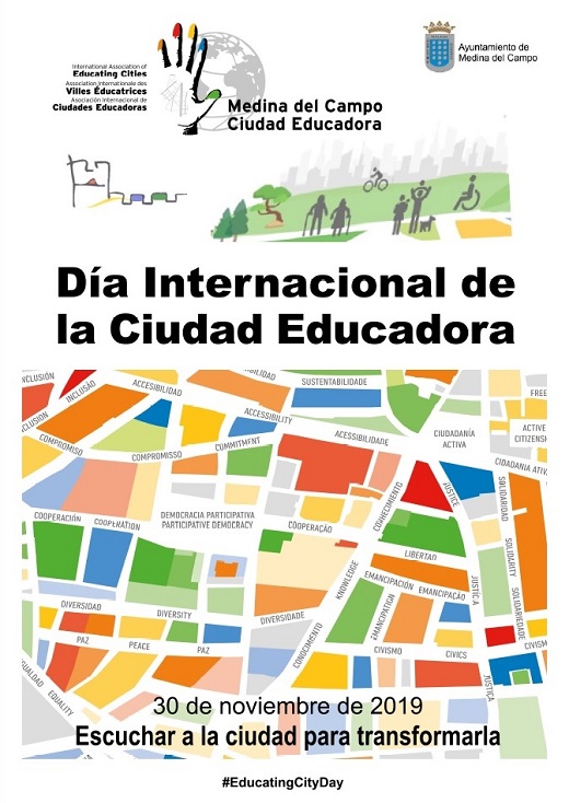 El Ayuntamiento de Medina del Campo se suma a la celebración del Día Internacional de las Ciudades Educadoras.