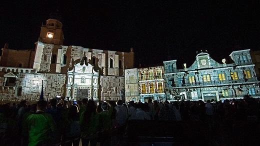El Festival Mapping Me de Medina del Campo une patrimonio con las nuevas tecnologías 