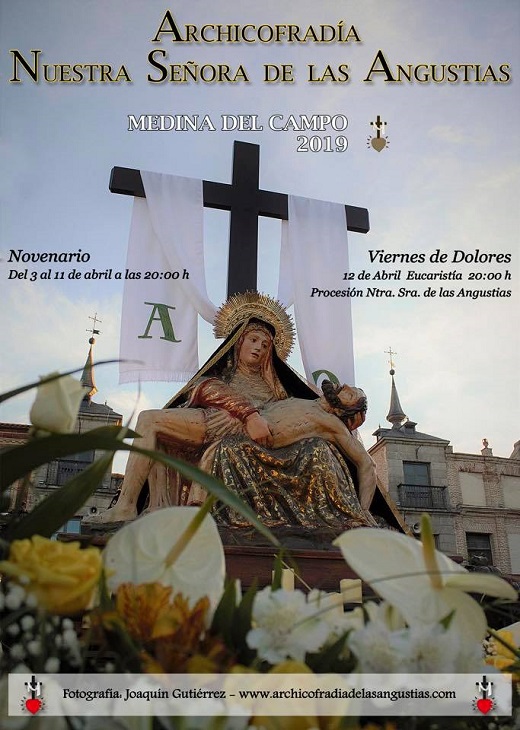 Primer premio. Cartel promocionador de los actos de la Archicofradía en el año 2019. Juan Carlos rebollo.