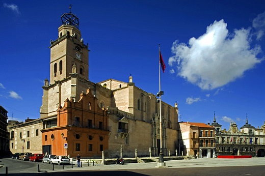 Ruta del Vino de Rueda. Iglesia Colegiata de Medina del Campo