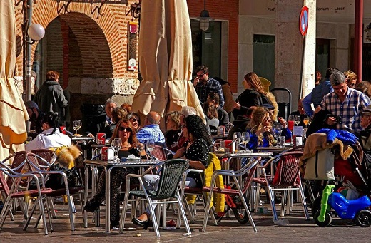 Terrazas restaurantes en Medina del Campo.
