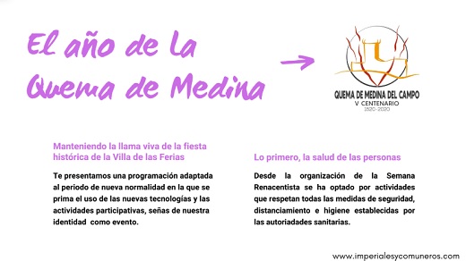 Programación Semana Renacentista de Medina del Campo 2020