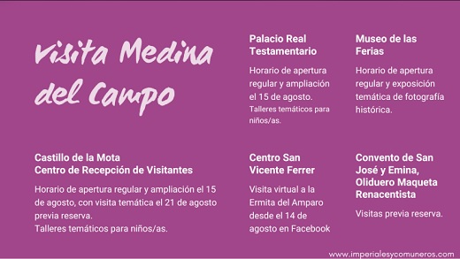 Programación Semana Renacentista de Medina del Campo 2020