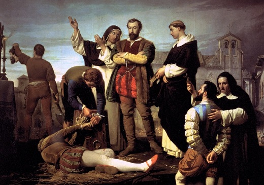 Ejecución de los comuneros de Castilla, obra de Antonio Gisbert Pérez (1860)