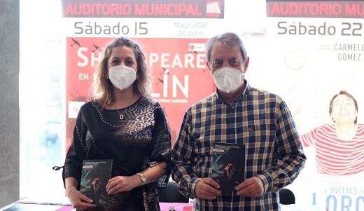 Cristina Aranda, concejala de Cultura y Eduardo López,técnico del Área de Cultura.
