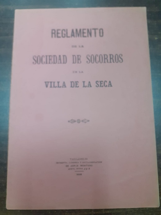 Reglamento de la Sociedad de Socorros de la Villa de La Seca