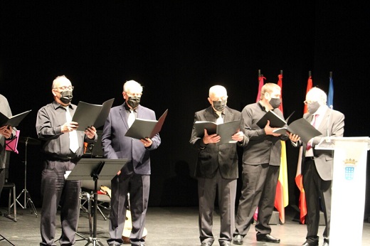 Coro Gregoriano de la Colegiata de San Antolín. Pregón de Juan José García Galindo, Navidad 2021