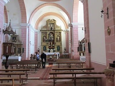 Interior de la Iglesia de Velillas del Duque