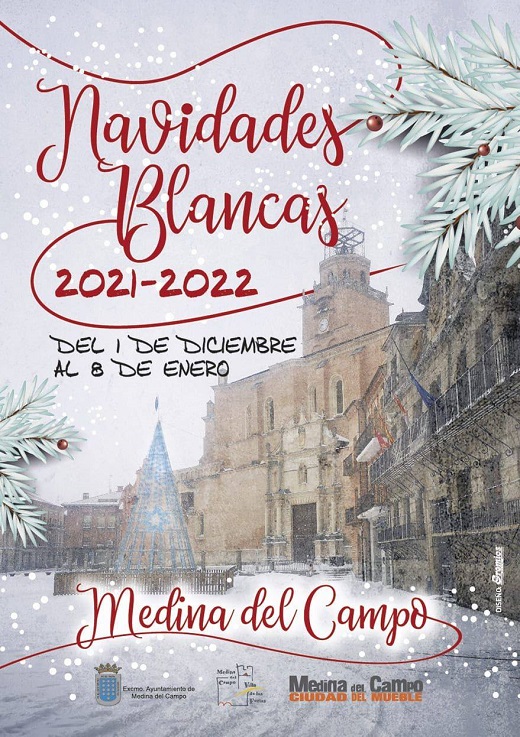 Cartel Navidades Blancas 2020-2021 de Medina del Campo.