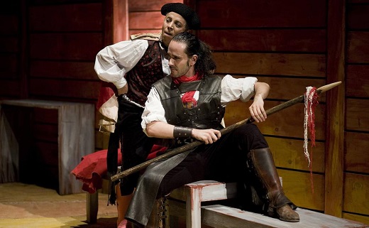 Representación de la obra 'El caballero de Olmedo' a cargo de Teatro Corsario.