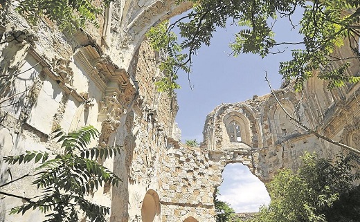 Ruinas de la Cartuja de Villanueva de Duero.
