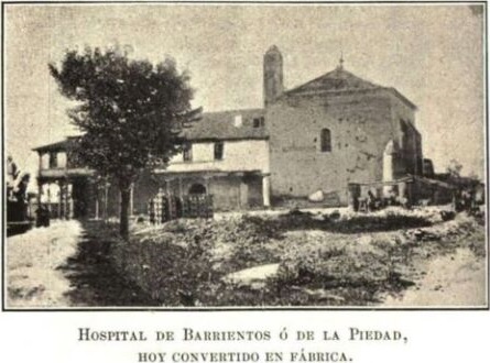 Antiguo hospital del Obispo Barrientos convertido en fábrica.