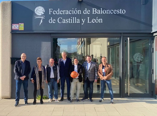 Presentación de las finales el pasado martes en la sede de la Federación de Baloncesto en Valladolid