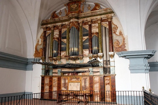 Órgano barroco clásico de la Iglesia de la Asunción de Nuestra Señora. La Seca