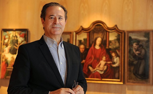 Antonio Sánchez del Barrio, en el Museo de las Ferias de Medina que dirige. / F. JIMÉNEZ
