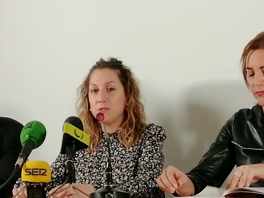 Cristina Aranda en la presentación del libro “Colección Diplomática de Medina del Campo” de Jonás Castro Toledo.