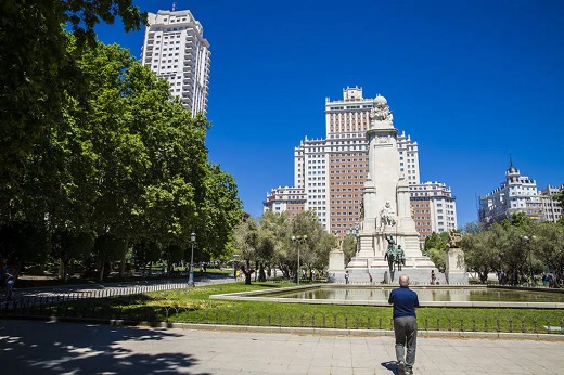 Plaza de España, en Madrid