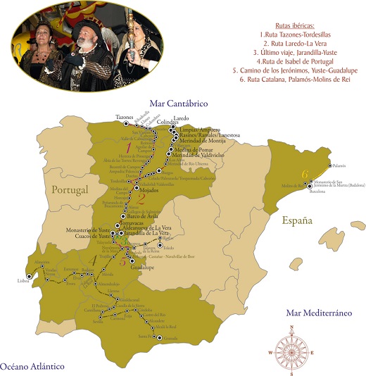 Medina del Campo acogerá la Asamblea General 2022 de la Red de Cooperación de las Rutas del Emperador Carlos V.