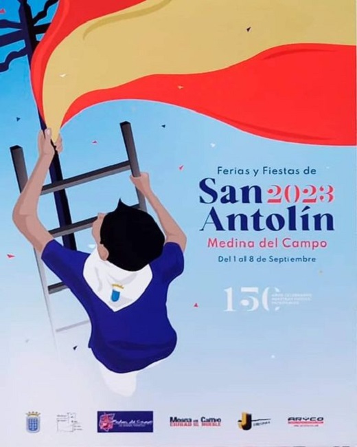 Sonia García firma el cartel anunciador de las “Ferias y Fiestas de San Antolín 2023