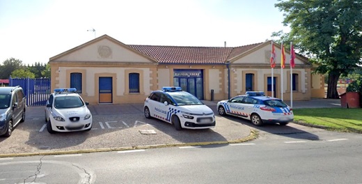 Fachada de la comisaría de la Policía Municipal de Medina del Campo. GGL SW