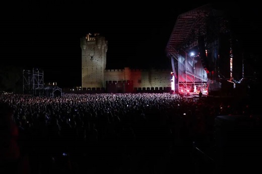 Castillo de la Mota de Medina del Campo, concierto David Bisbal 